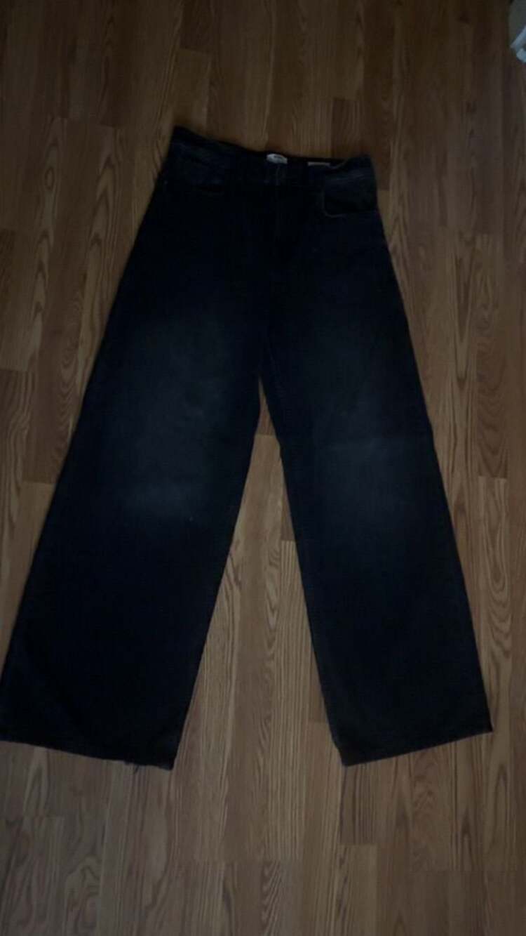 Cotton-on  Super Baggy Black Denim Jeans